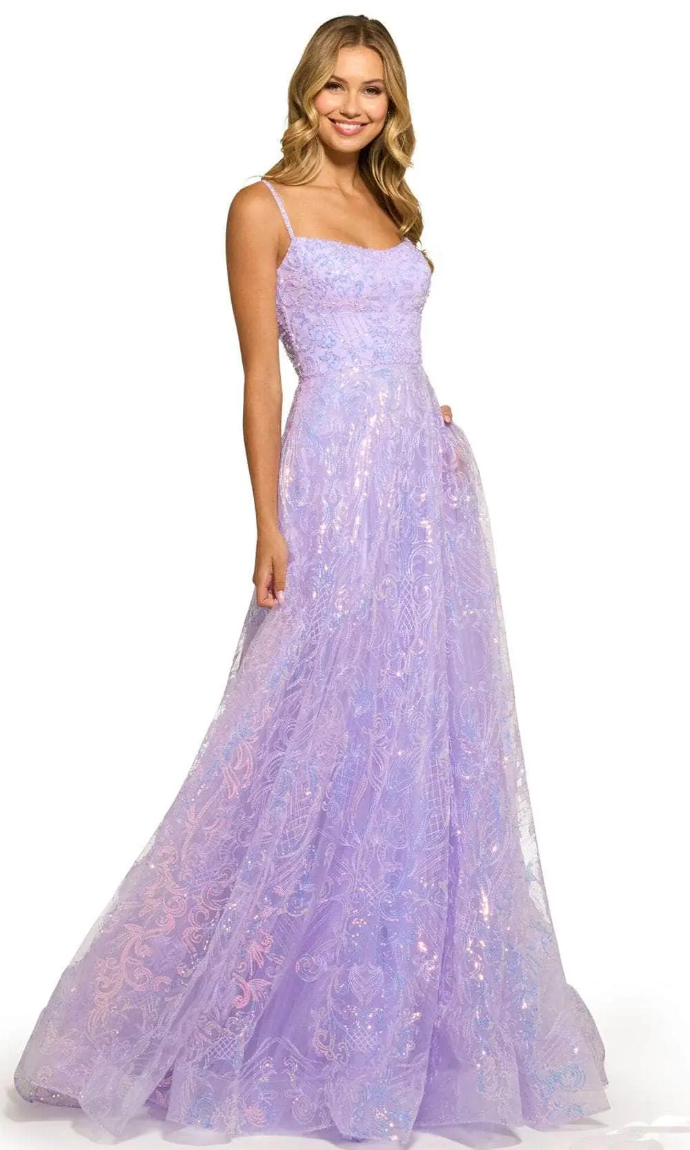 Sherri Hill 55533 - Beautiiful Scoop Embellished A-line Gown 1 Sherri Hill 55533 - Beautiiful Scoop Embellished A-line Gown