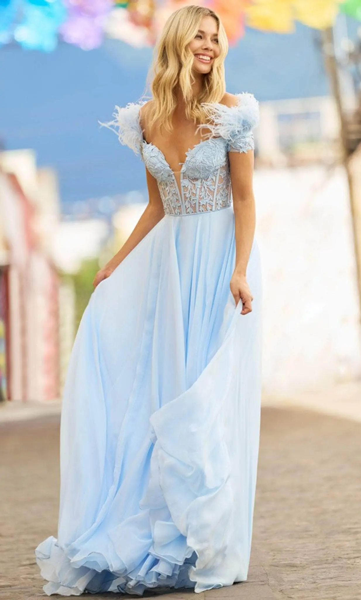 Sherri Hill 55546 - A-line Gown 3 Sherri Hill 55546 - A-line Gown - Image 3