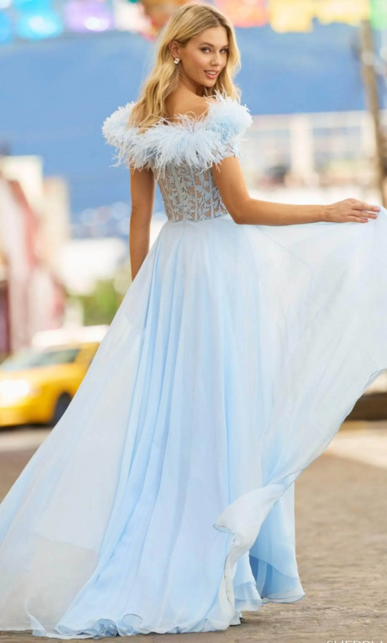 Sherri Hill 55546 - A-line Gown 2 Sherri Hill 55546 - A-line Gown - Image 2