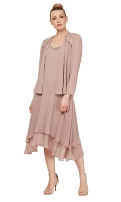 SLNY 116184 - Two Piece A-Line Formal Dress -Hot Sale WEDDING Store slny 116184 two piece a line formal dress wedding guest 8 cashmere 32357439078483