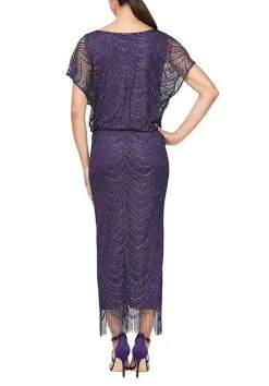 SLNY - 195173 Flutter Sleeve Fringed Crochet Dress 27 SLNY - 195173 Flutter Sleeve Fringed Crochet Dress -Hot Sale WEDDING Store slny 195173 flutter sleeve fringed crochet dress wedding guest 31400962130003