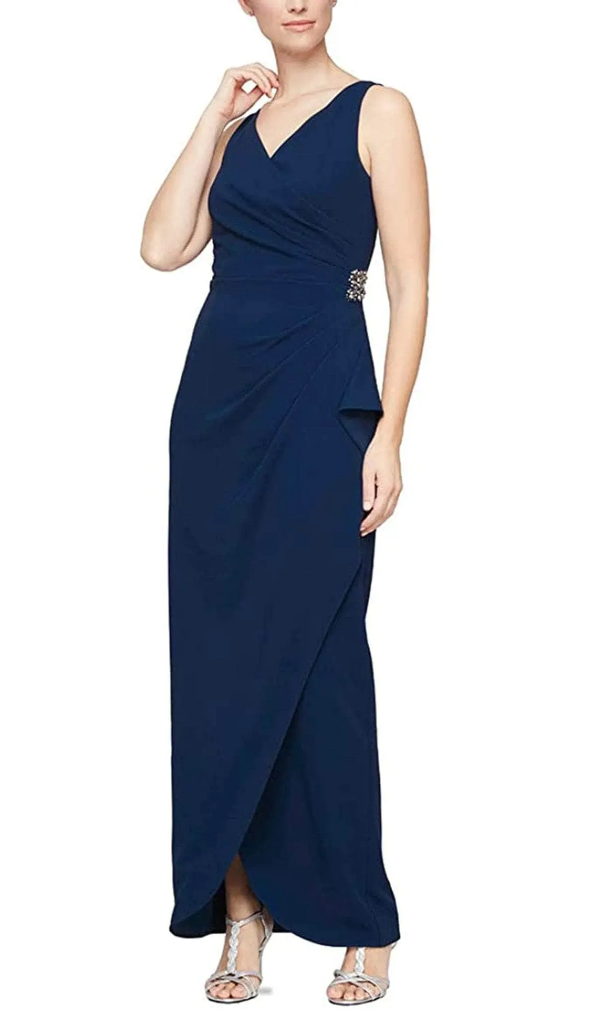 SLNY 9137207 - Tulip Ruffle Evening Dress 1 SLNY 9137207 - Tulip Ruffle Evening Dress
