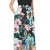 SLNY - 9177419 Halter Neck Floral Printed Dress