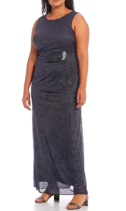 SLNY 9433148 - Brooch Ornate Glitter Evening Dress -Hot Sale WEDDING Store slny 9433148 brooch ornate glitter evening dress evening dresses 31537214423123