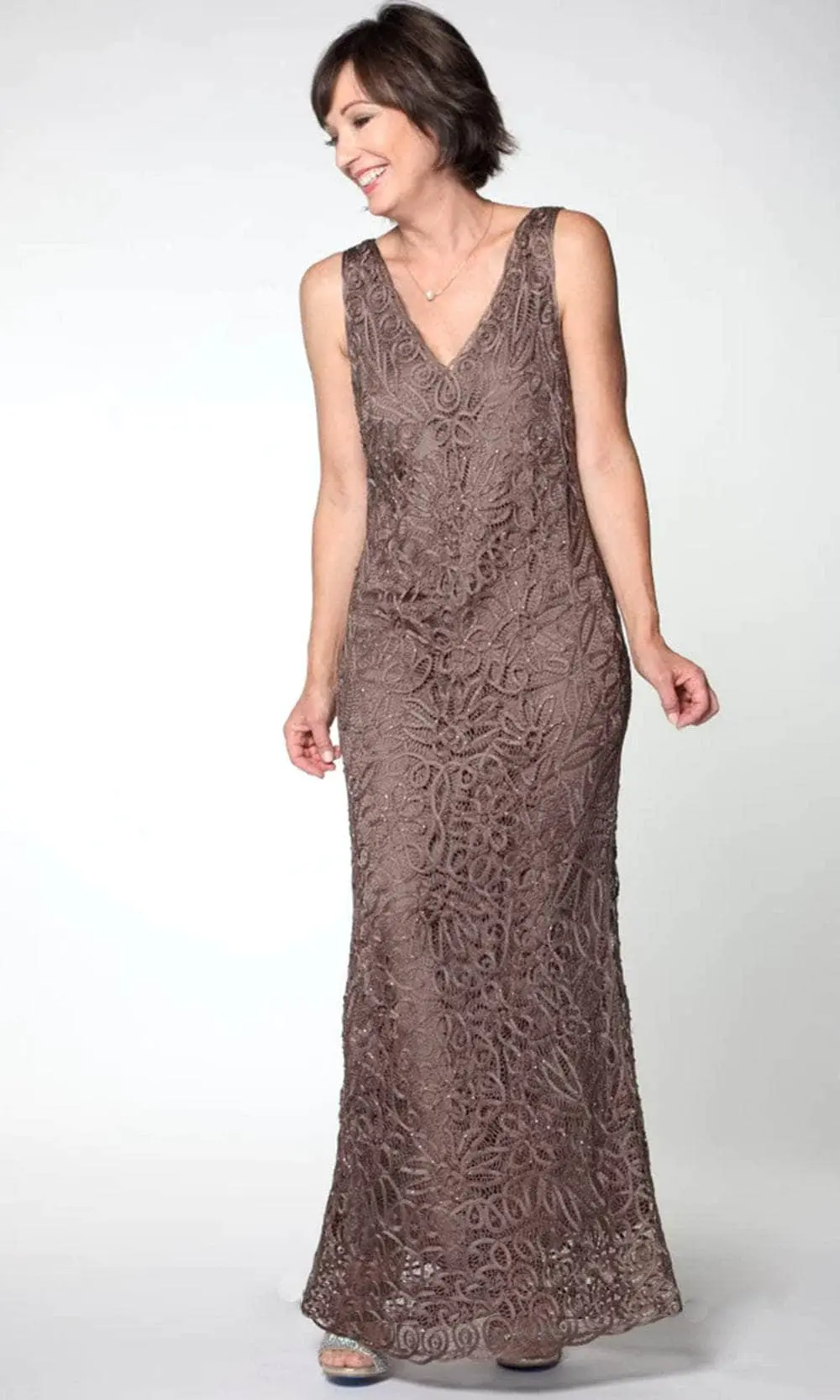 Soulmates C702 - Two Piece Illusion Lace Mother Of The Bride Dress 8 Soulmates C702 - Two Piece Illusion Lace Mother Of The Bride Dress - Image 8