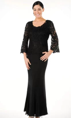 Soulmates D859709 - Bell Sleeve Tunic And Skirt Set -Hot Sale WEDDING Store soulmates d859709 bell sleeve tunic and skirt set clothing set black s 31397149704275