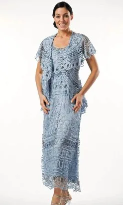 Soulmates D8787 - Stylish Cape Jacket With Dress -Hot Sale WEDDING Store soulmates d8787 stylish cape jacket with dress clothing set 31407596601427