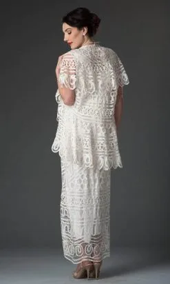 Soulmates D8787 - Stylish Cape Jacket With Dress -Hot Sale WEDDING Store soulmates d8787 stylish cape jacket with dress clothing set 31407596666963