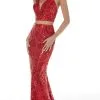 Studio 17 - 12875 Two Piece Sequim Halter Gown