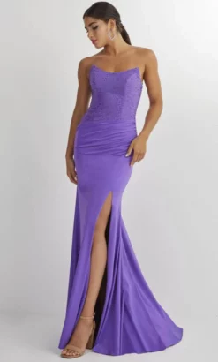 Studio 17 Prom 12899 - Strapless Trumpet Prom Gown -Hot Sale WEDDING Store studio 17 prom 12899 strapless trumpet prom gown prom dresses 0 purple 32331036917843