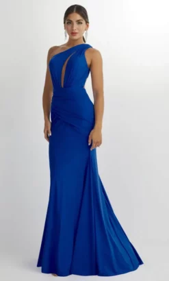 Studio 17 Prom 12905 - One Sleeve Trumpet Prom Gown