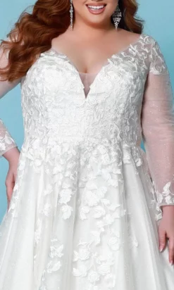 Sydney's Closet Bridal - SC5267 Embroidered Glitter Bridal Gown -Hot Sale WEDDING Store sydney s closet bridal sc5267 embroidered glitter bridal gown bridal dresses 31283412009043