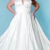 Sydney's Closet Bridal - SC5279 Halter Satin Bridal Gown