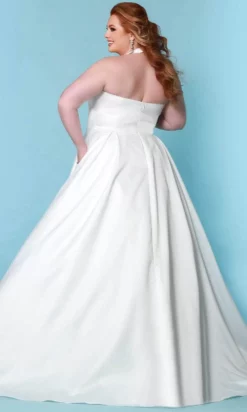 Sydney's Closet Bridal - SC5279 Halter Satin Bridal Gown -Hot Sale WEDDING Store sydney s closet bridal sc5279 halter satin bridal gown bridal dresses 31283472793683