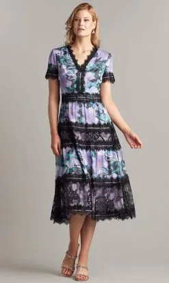 Tadashi Shoji BUH20506MD - Della Tea-Length Dress -Hot Sale WEDDING Store tadashi shoji buh20506md della tea length dress wedding guest 29804404605011