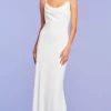 Tadashi Shoji - Tucker Draped Slip Gown
