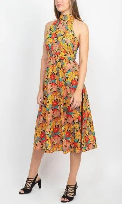 Tahari ASL 2NM036 - Floral High Halter Casual Dress -Hot Sale WEDDING Store tahari asl 2nm036 floral high halter casual dress cocktail dresses 31666981503059