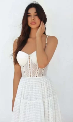 Tarik Ediz - 51023 A-Line Tiered Evening Dress 5 Tarik Ediz - 51023 A-Line Tiered Evening Dress -Hot Sale WEDDING Store tarik ediz 51023 a line tiered evening dress evening dresses 29564966142035