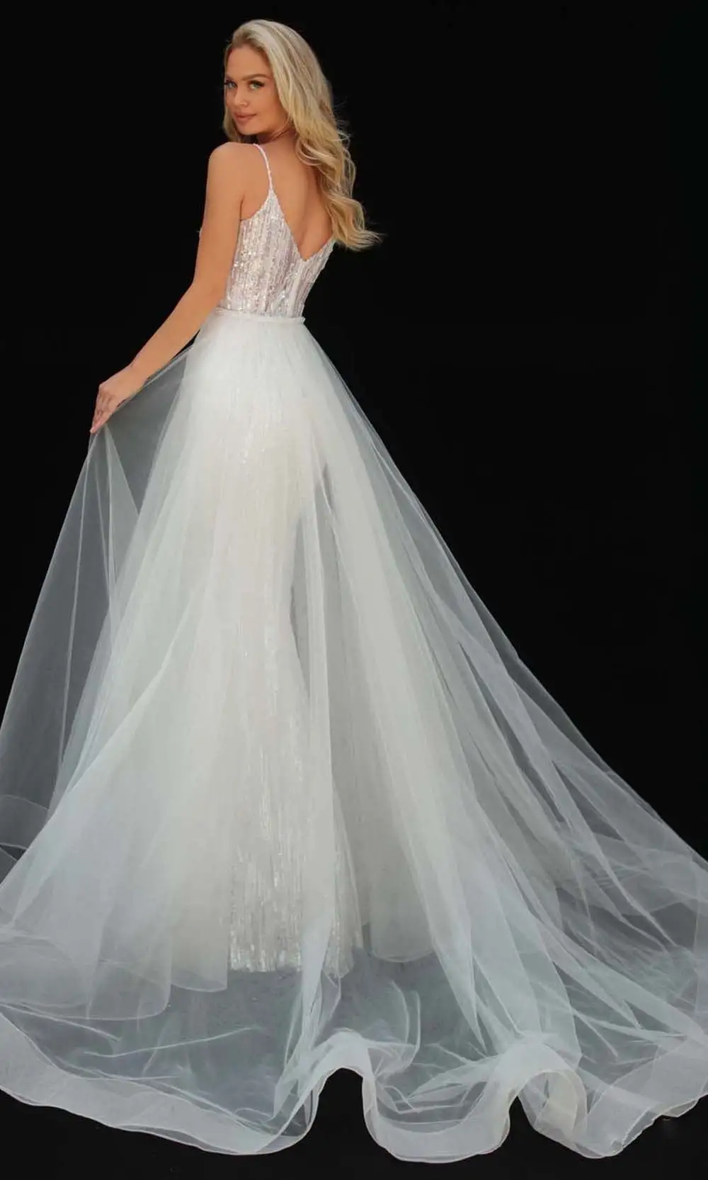 Tarik Ediz - 51117 Embellished Trumpet/A-Line Evening Dress 2 Tarik Ediz - 51117 Embellished Trumpet/A-Line Evening Dress - Image 2