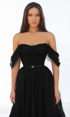 Tarik Ediz - 51140 Off Shoulder Polka Dots Evening Dress 6 Tarik Ediz - 51140 Off Shoulder Polka Dots Evening Dress -Hot Sale WEDDING Store tarik ediz 51140 off shoulder polka dots evening dress cocktail dresses 29565338320979