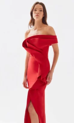 Tarik Ediz 52029 - Asymmetrical Ruffled Prom Dress 15 Tarik Ediz 52029 - Asymmetrical Ruffled Prom Dress -Hot Sale WEDDING Store tarik ediz 52029 asymmetrical ruffled prom dress prom dresses 31445629567059