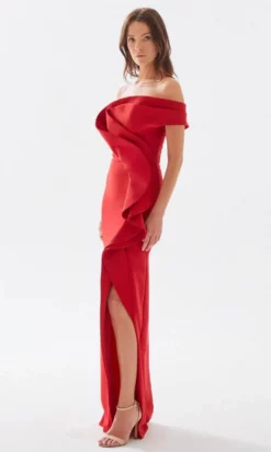 Tarik Ediz 52029 - Asymmetrical Ruffled Prom Dress 14 Tarik Ediz 52029 - Asymmetrical Ruffled Prom Dress -Hot Sale WEDDING Store tarik ediz 52029 asymmetrical ruffled prom dress prom dresses 31445629730899