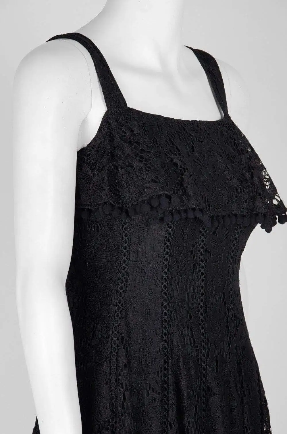 Taylor - 9737M Ruffled Panel Lace A-Line Dress 5 Taylor - 9737M Ruffled Panel Lace A-Line Dress - Image 5