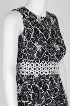 Taylor - 9777M Sleeveless Floral Print Lace Waist Dress -Hot Sale WEDDING Store taylor 9777m sleeveless floral print lace waist dress special occasion dress 7739215773779