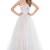 Terani Couture - 1611P1240A Crystal Studded Sweetheart Ball Gown