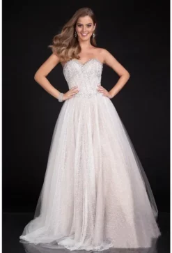 Terani Couture - 1611P1240A Crystal Studded Sweetheart Ball Gown -Hot Sale WEDDING Store terani couture 1611p1240a crystal studded sweetheart ball gown special occasion dress 0 lt pink pink 28949970714707