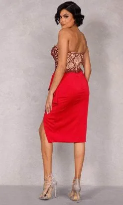 Terani Couture 2221C0353 - Sweetheart Side Peplum Cocktail Dress -Hot Sale WEDDING Store terani couture 2221c0353 sweetheart side peplum cocktail dress cocktail dress 30818162933843