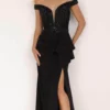 Terani Couture 2221M0381 - Off Shoulder Draped Evening Dress