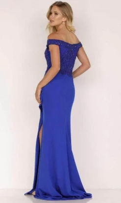 Terani Couture 2221M0381 - Off Shoulder Draped Evening Dress -Hot Sale WEDDING Store terani couture 2221m0381 off shoulder draped evening dress evening dressses 30692707827795