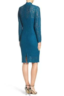 Adrianna Papell - AP1E200552 Long Sleeve Bodycon Lace Dress -Hot Sale WEDDING Store adrianna papell ap1e200552 long sleeve bodycon lace dress special occasion dress 5446119194681