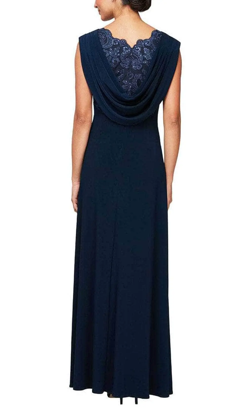 Alex Evenings - 81171137 Cowl Back Long Dress 2 Alex Evenings - 81171137 Cowl Back Long Dress - Image 2