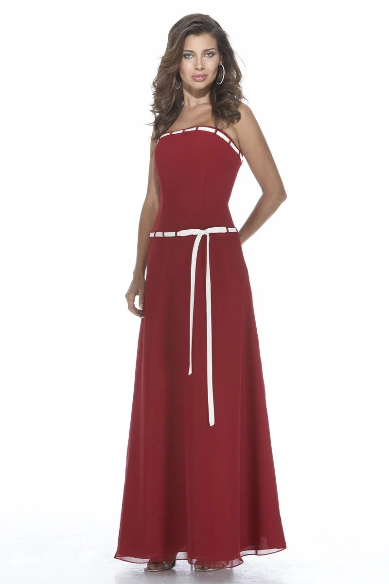 Alexia Designs - 2932 Strapless Chiffon A-line Dress 1 Alexia Designs - 2932 Strapless Chiffon A-line Dress