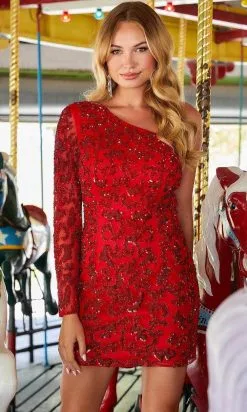 Amarra 87431 - One Sleeve Asymmetrical Dress -Hot Sale WEDDING Store amarra 87431 one sleeve asymmetrical dress cocktail dresses 00 red 30685042770003