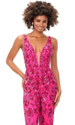 Ashley Lauren 11355 - Sequined Sleeveless Jumpsuit 16 Ashley Lauren 11355 - Sequined Sleeveless Jumpsuit -Hot Sale WEDDING Store ashley lauren 11355 sequined sleeveless jumpsuit special occasion dress 31692675088467