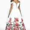 Blush By Alexia Designs - C2062 Plunging Off-Shoulder Ballgown