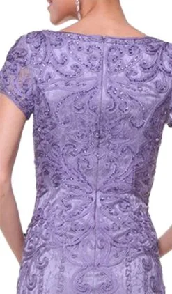 Cinderella Divine - Cap Sleeve Soutache Embellished Long Sheath Formal Dress -Hot Sale WEDDING Store cinderella divine cap sleeve soutache embellished long sheath formal dress special occasion dress 28046922219603