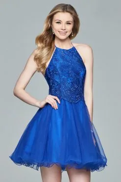 Faviana - Embellished Halter Neck Dress S8067 -Hot Sale WEDDING Store faviana embellished halter neck dress s8067 special occasion dress 5393021272121