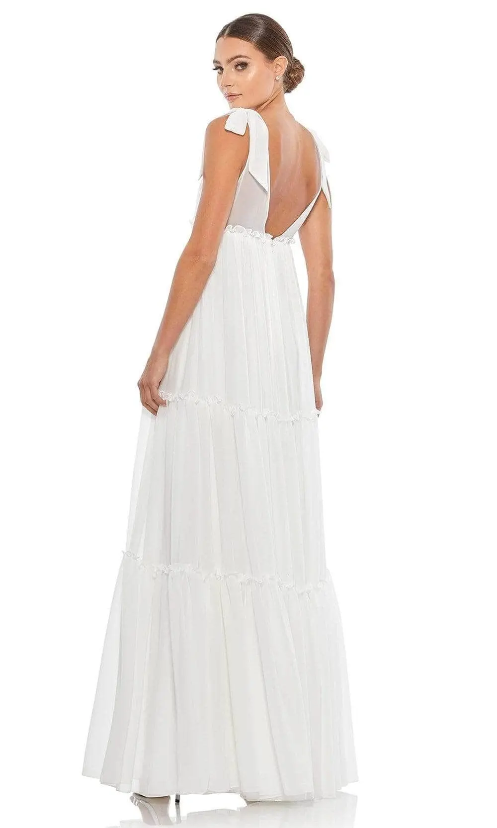 Ieena Duggal - 55411I Tiered A-Line Dress 4 Ieena Duggal - 55411I Tiered A-Line Dress - Image 4