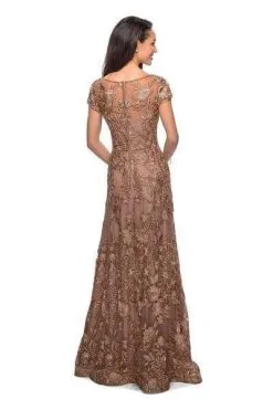 La Femme - 26582 Lace Bateau A-line Dress -Hot Sale WEDDING Store la femme 26582 lace bateau a line dress mother of the bride dresses 11031505305683