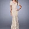 La Femme - Charming Lace Long Evening Dress 21657SC