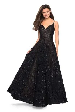 La Femme - Sparkling Sequin Sleeveless A-Line Dress 27199 - 1 Pc Silver In Size 6 Available -Hot Sale WEDDING Store la femme sparkling sequin sleeveless a line dress 27199 1 pc silver in size 6 available ccsale 10943410274387 scaled
