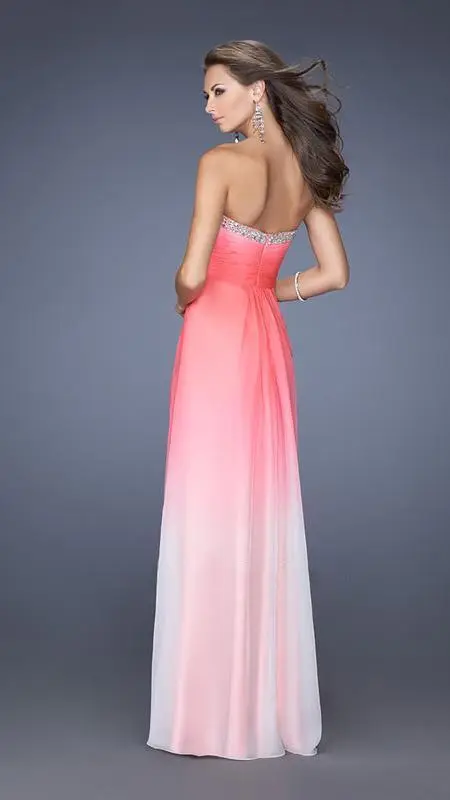 La Femme - Strapless Ruched Long Dress 19742 - 1 Pc Yellow In Size 2 Available 3 La Femme - Strapless Ruched Long Dress 19742 - 1 Pc Yellow In Size 2 Available - Image 3