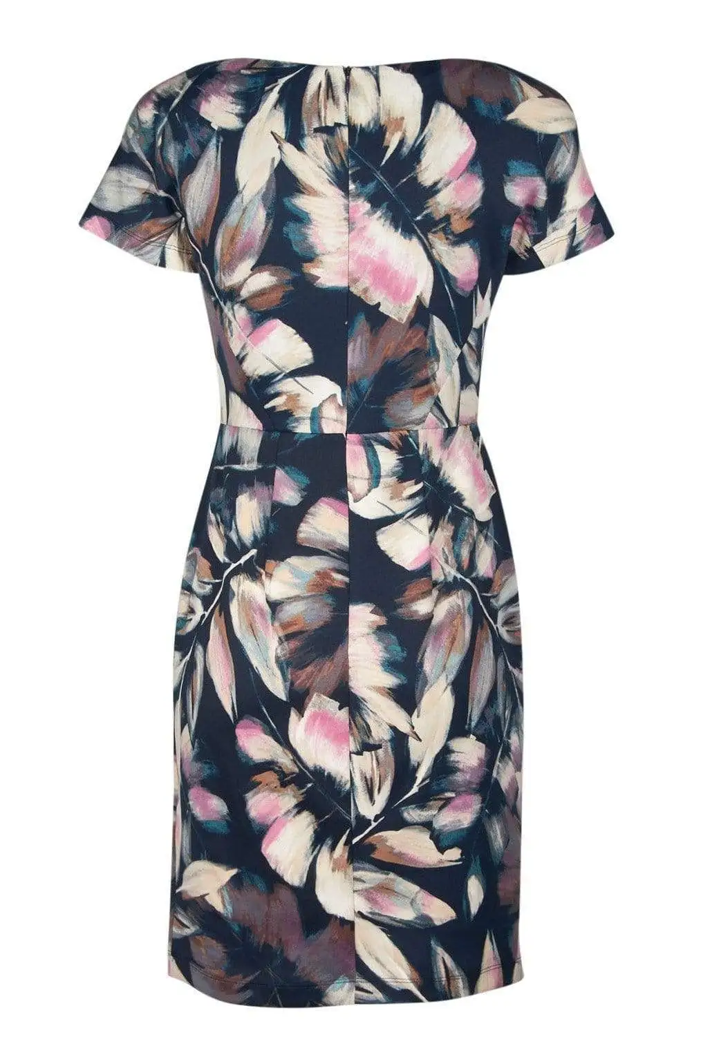 London Times - T3534M Floral Print Bateau Sheath Dress 4 London Times - T3534M Floral Print Bateau Sheath Dress - Image 4