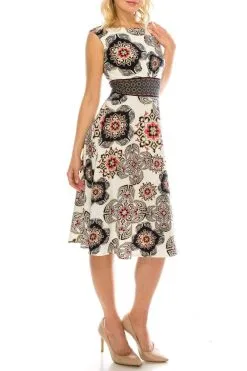 London Times - T4439M Printed Jewel A-Line Cocktail Dress 9 London Times - T4439M Printed Jewel A-Line Cocktail Dress -Hot Sale WEDDING Store london times t4439m printed jewel a line cocktail dress wedding guest 13972954251347