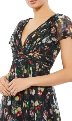 Mac Duggal Evening - 67934D Floral Printed Empire Casual Dress -Hot Sale WEDDING Store mac duggal evening 67934d floral printed empire casual dress maxi dresses 28560586834003