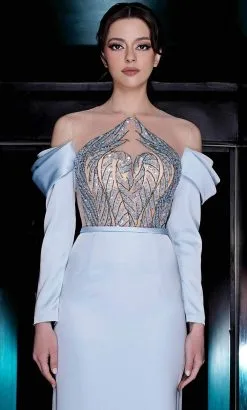 MNM COUTURE K3989 - Draped Sleeve Column Evening Gown 5 MNM COUTURE K3989 - Draped Sleeve Column Evening Gown -Hot Sale WEDDING Store mnm couture k3989 draped sleeve column evening gown special occasion dress 32346813202515